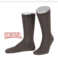 Traditional Austrian short Sock/brown